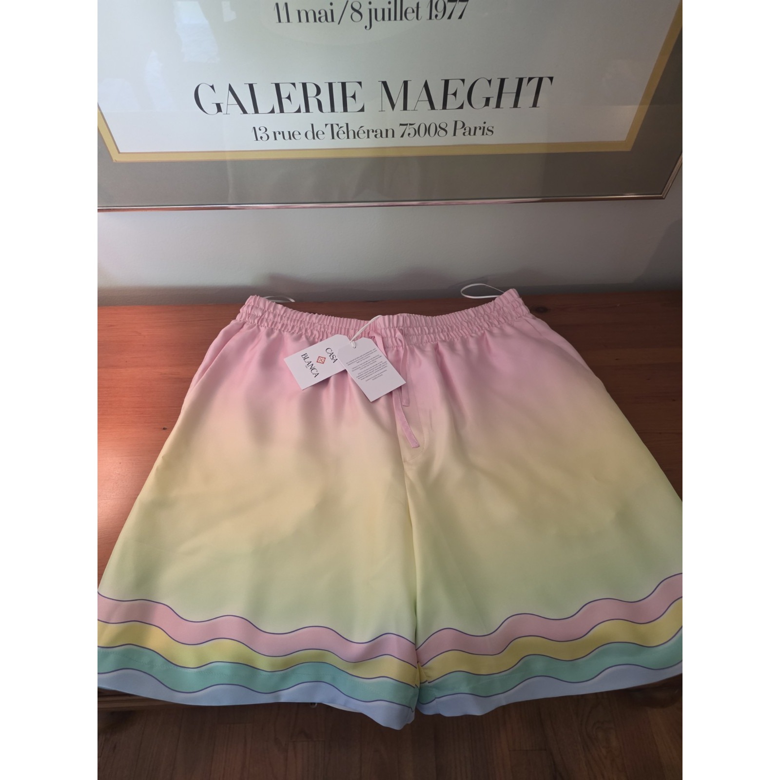 Casablanca For The Love Of Dance Silk Shorts New & Authentic Xl